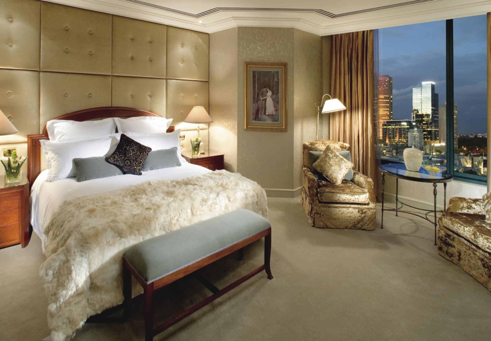 Hotel The Langham Melburne Habitación foto A bedroom at the Four Seasons Hotel