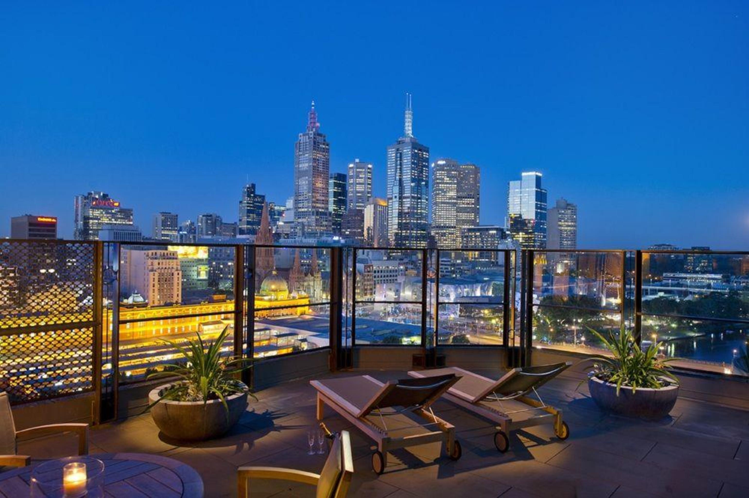 Hotel The Langham Melburne Exterior foto View from the rooftop