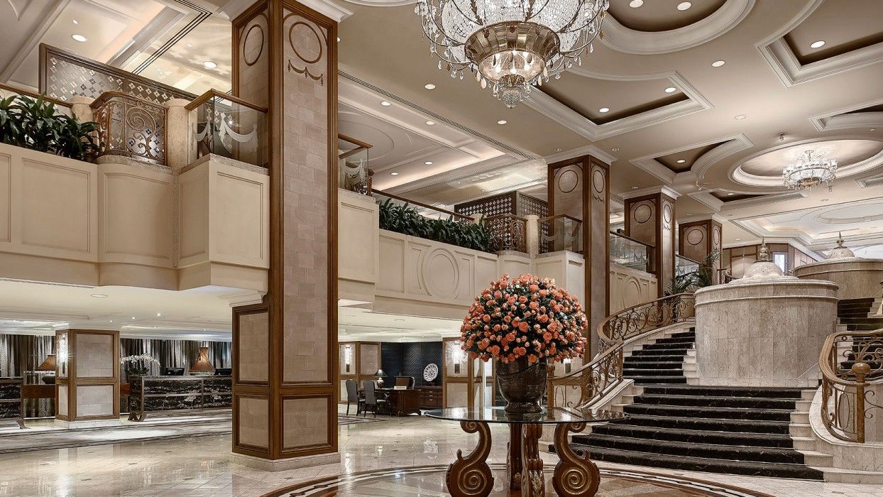 Hotel The Langham Melburne Exterior foto The lobby of the hotel